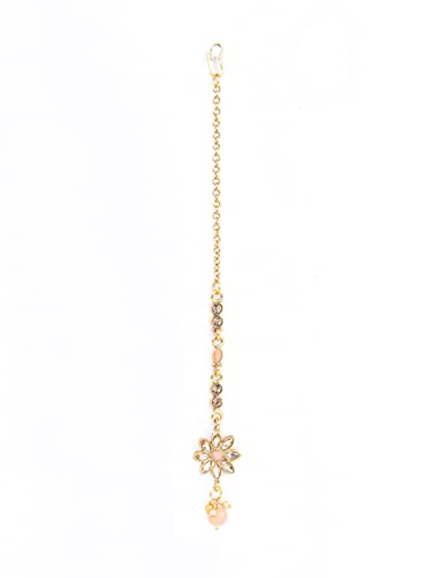 Women's Pink Plated Jewellery Set